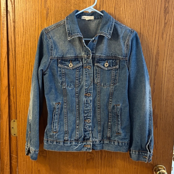 Wishlist Lightly distressed Blue Denim Jacket - Picture 2 of 9